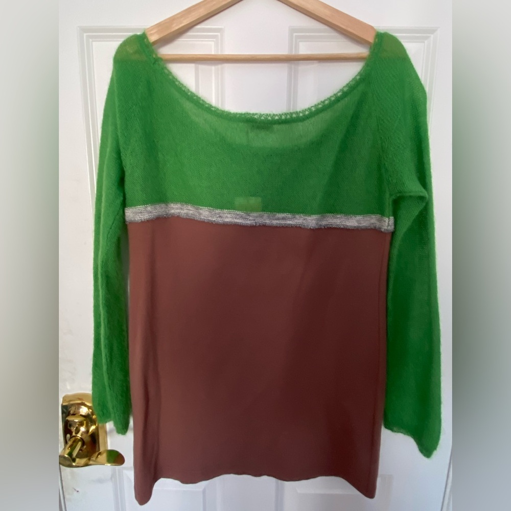 Vintage Miu Miu FW 2003 oversized mohair sweater top with tags 📚 - Picture 2 of 3